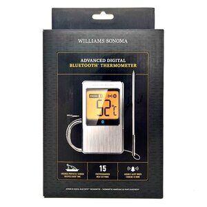 Williams-Sonoma Advanced Digital Bluetooth Thermometer Audible Alert for Cooking